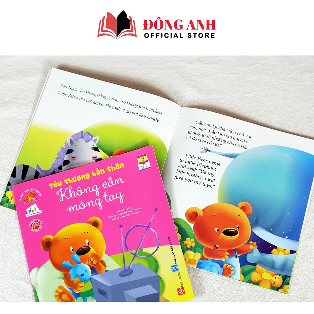 Sách - Bộ 6 cuốn Bé Học Cách Yêu Thương dành cho trẻ em từ 3-9 tuổi