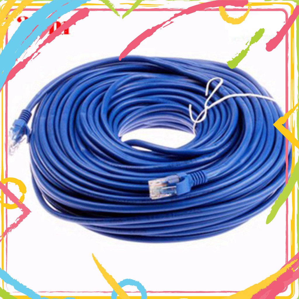 💚 Dây mạng Cat5e bấm sẵn 2 đầu, đã test, dài 5-25 m  - Loại tốt®