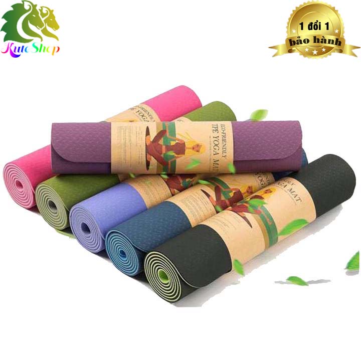 [HCM] Thảm tập Yoga Gym chống trơn trượt 6mm-8mm