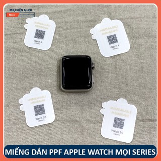 [TẶNG MIẾNG LAU] Miếng dán PPF Apple Watch chống trầy, xước va đập tự phục hồi đủ size 38/40mm 42/44mm cho mọi series