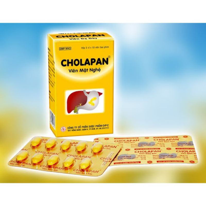 Viên Mật Nghệ CHOLAPAN hộp 50 viên