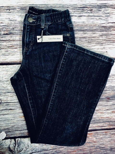 Quần jeans nữ CALVIN KLEIN Size 8 - Flare fit chính hãng xách tay