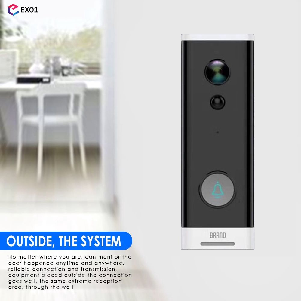 Chuông cửa thông minh tích hợp camera quan sát an ninh kết nối WiFi