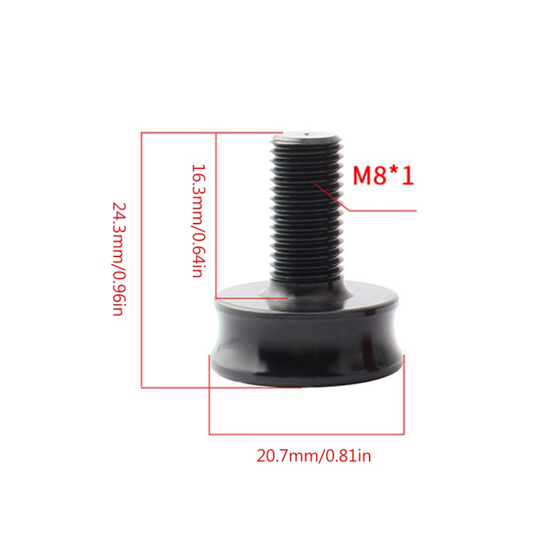 Trục Giữa Xe Đạp Bằng Hợp Kim Nhôm 8mm Allen