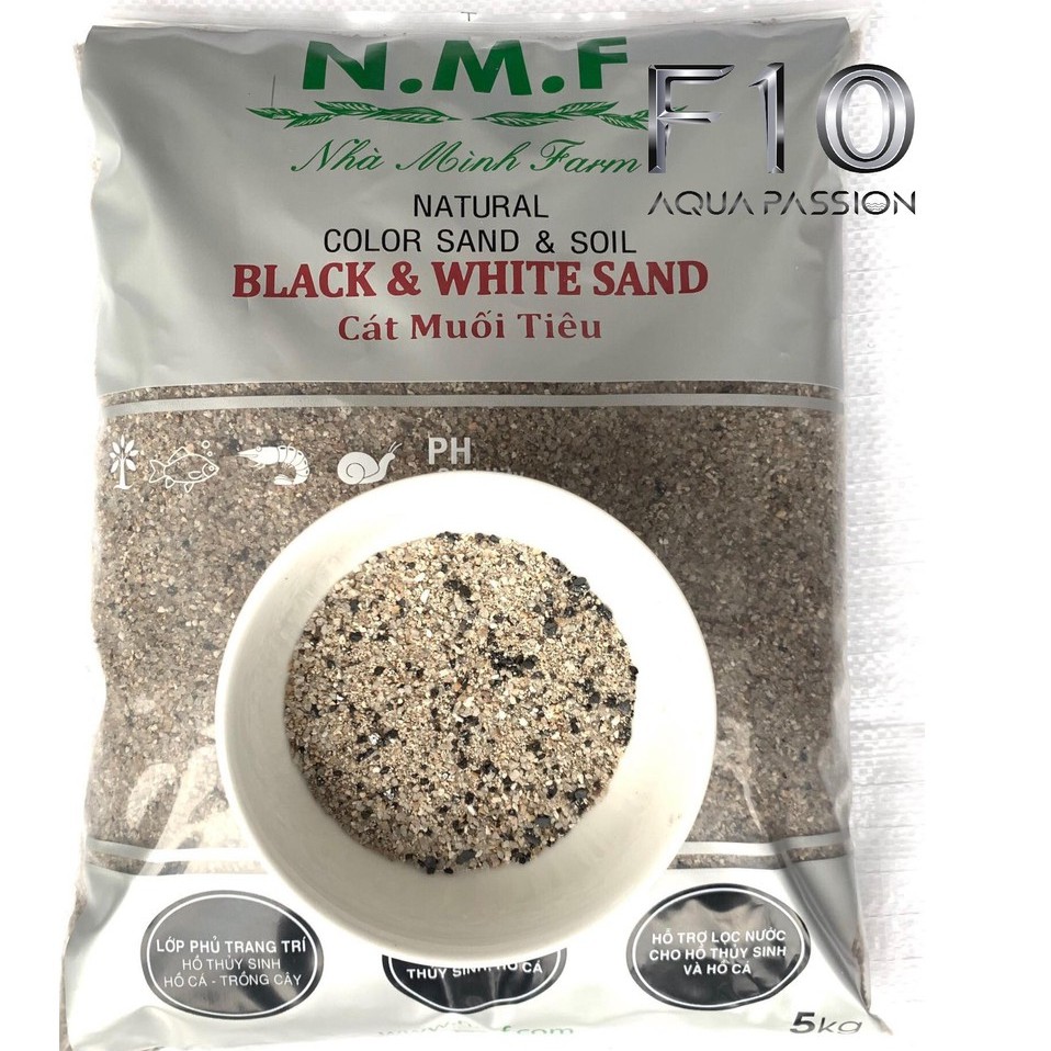Cát Muối Tiêu  Trải Nền Bể Thuỷ Sinh - Cát trải nền siêu đẹp 500G