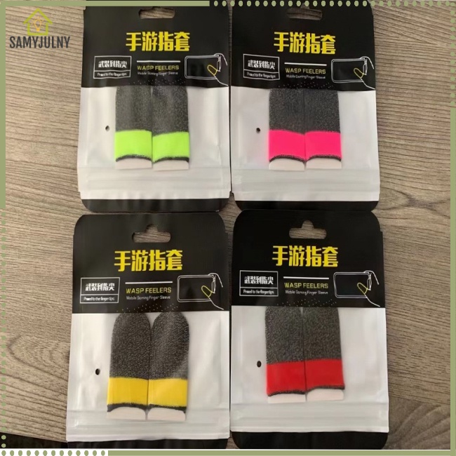 Set 2 Bọc Ngón Tay Famy Bằng Sợi Bạc Siêu Mỏng Thoáng Khí Chống Mồ Hôi 24-pin