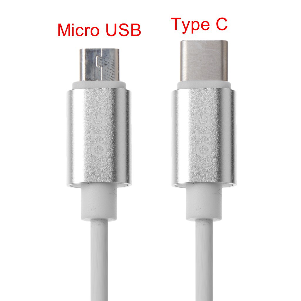 Cáp sạc truyền dữ liệu đầu USB 3.1 Type C sang Micro USB