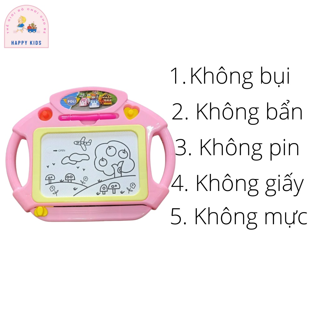 Bảng Viết Tự Xóa Thông Minh Cho Bé 2 Tay Cầm