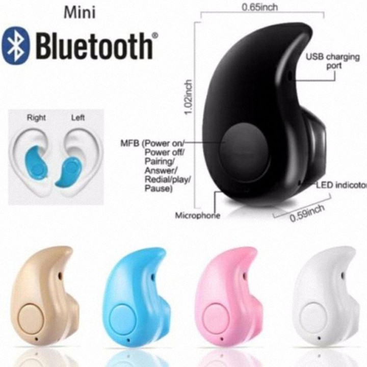 [RẺ VÔ ĐỊCH] Tai Nghe Bluetooth Hạt Đậu Mini S530 Gonk Nhẹ Đẹp