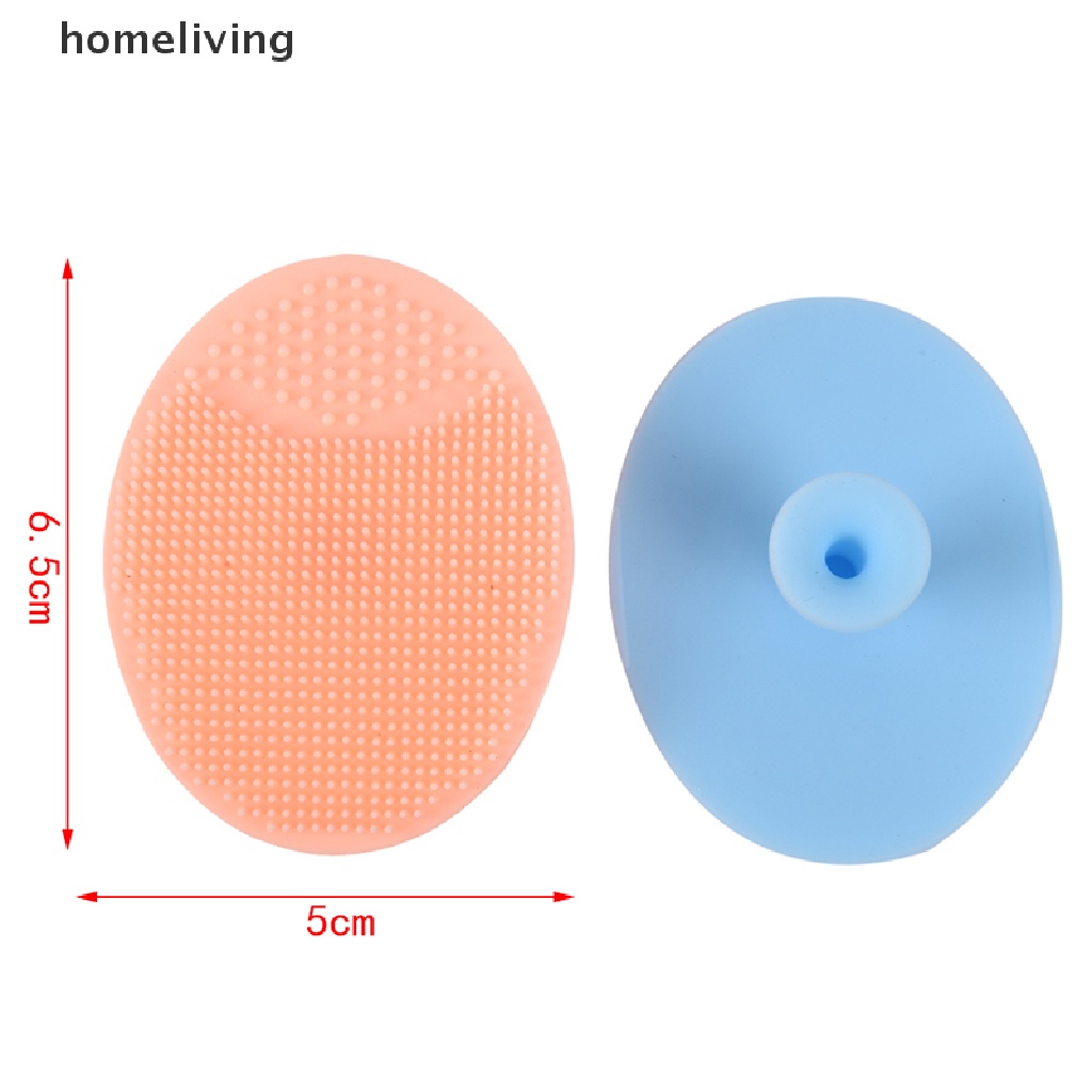 1 Bàn Chải Rửa Mặt Làm Sạch Sâu Chất Liệu Silica Gel Tiện Dụng