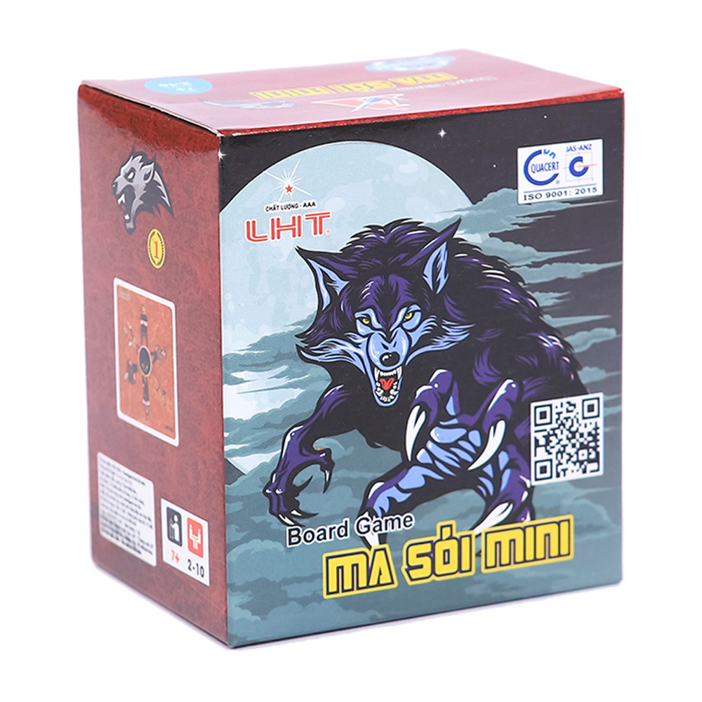 Boardgame Ma Sói Mini Việt Hóa, dễ chơi cho cả trẻ em và người lớn từ 4 - 7 người [Chính hãng AAA-LHT]