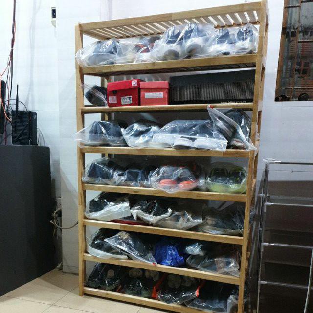 🔥MIỄN SHIP🔥 Kệ Giày Dép Gỗ 8 Tầng Rộng 80cm và 7 Tầng 80cm