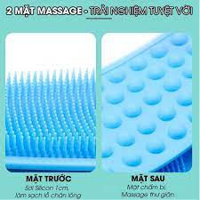 Đai Chà Lưng Silicon PTY HOUSE Massage Thư Giản Khi Tắm Dùng Cho Mọi Gia Đình - Hàng Tốt - Giao Màu Ngẫu Nhiên