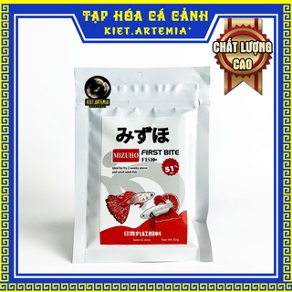 Thức ăn cho cá cảnh - Cám Mizuho Nhật Bản, chuyên dành cho cá Guppy, Betta...