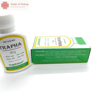 Bột Khử Mùi TRAPHA lọ 30g