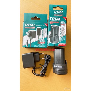 Combo pin và sạc 12v total tbli12152 tcli12071 - tbli12152 tcli12071
