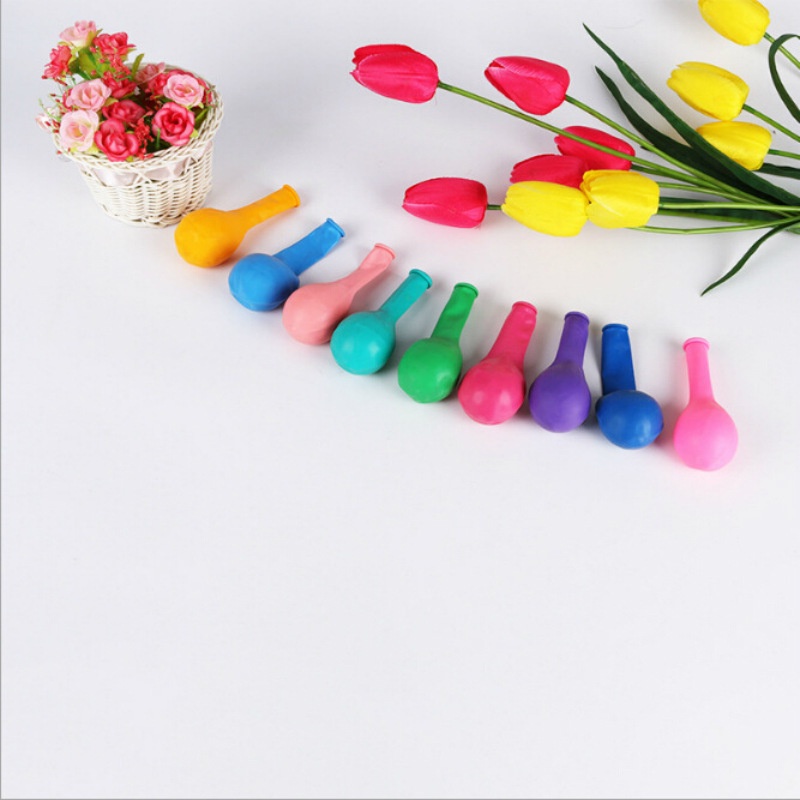 Bộ 10 Bong Bóng Cao Su Tròn 12 Inch