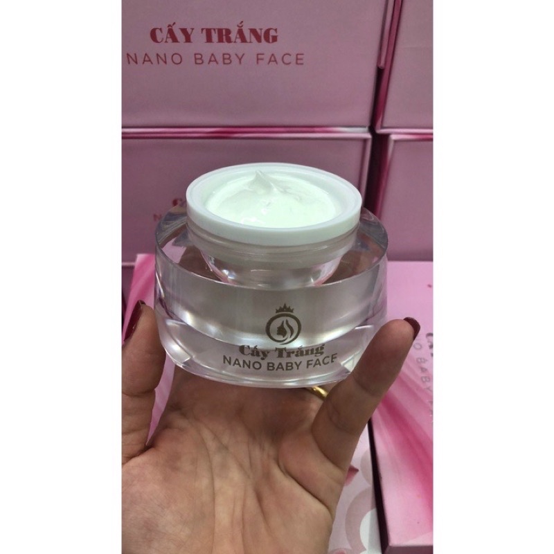 Cấy Trắng NANO BABY FACE Trắng Da, Mờ Nám, Căng Bóng Da Dùng Cho Cá Nhân Và Spa
