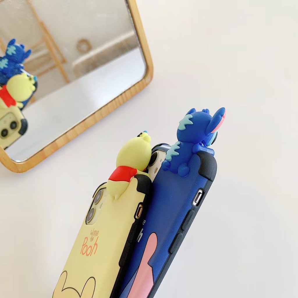 Ốp điện thoại mềm thiết kế quái vật/pooh 3D iPhone 11 Pro Promax X XS XR XSmax 6 6s 7 8 plus | BigBuy360 - bigbuy360.vn