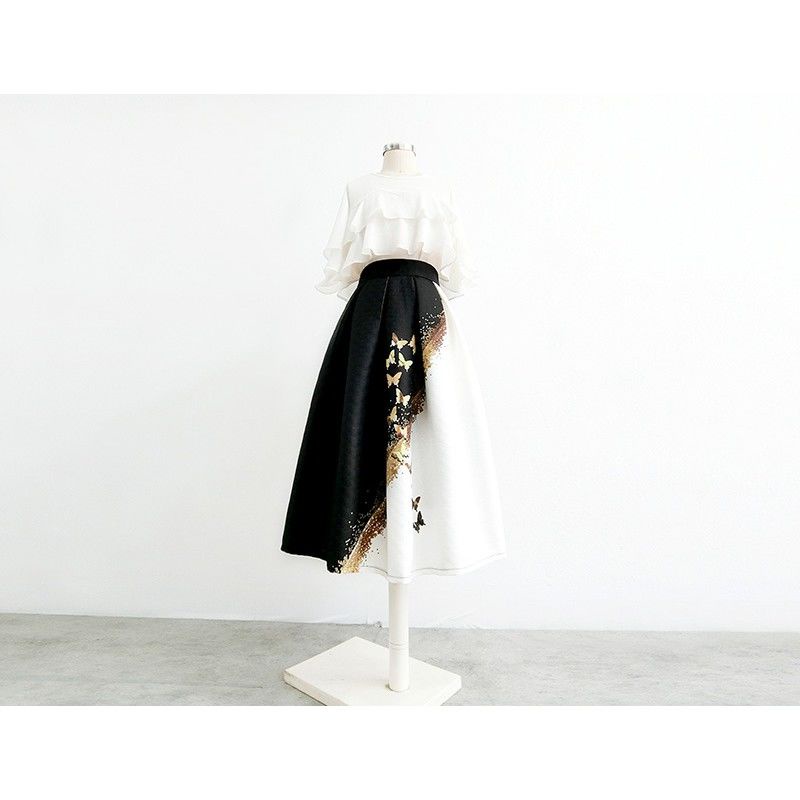 Chân Váy Lưng Cao Dáng Ôm Thời Trang Xuân Thu Cho Nữ