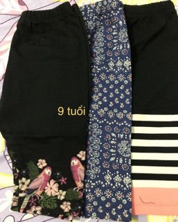 Quần legging bé gái vnxk size đại
