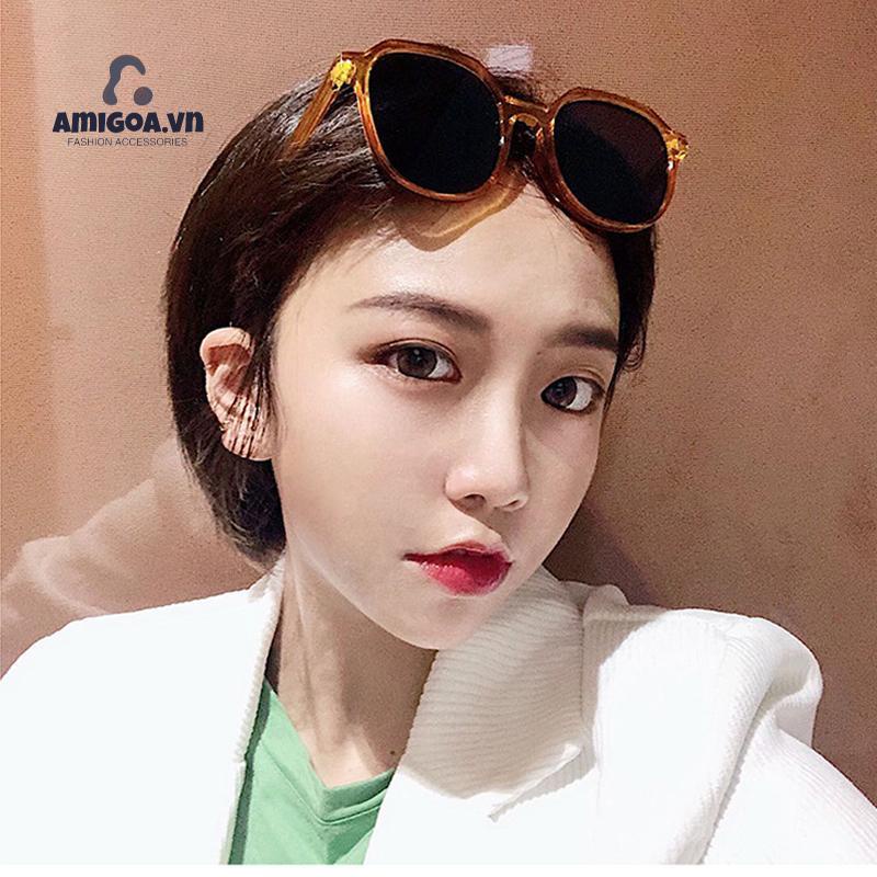 ✨✨Kính Mát Gọng Tròn Nhỏ Bản To Thời Trang Cho Nữ