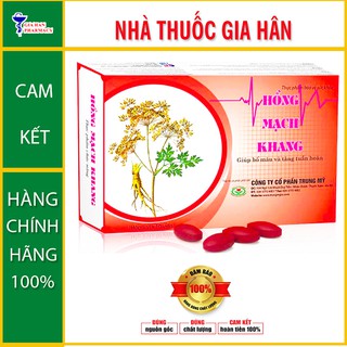 Hồng Mạch Khang combo 2 hộp- Hỗ trợ cho người huyết áp thấp, tuần hoàn máu kém (hộp 30 viên)