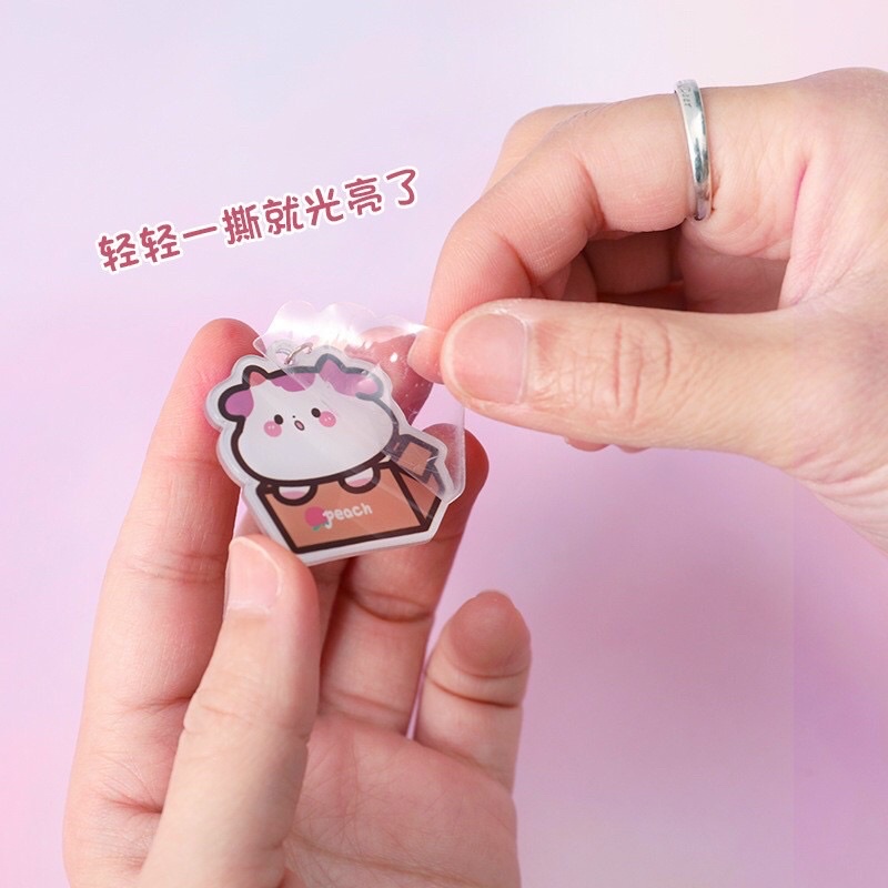 Kẹp xích đánh dấu trang sách kute , đồ dùng hỗ trợ học tập