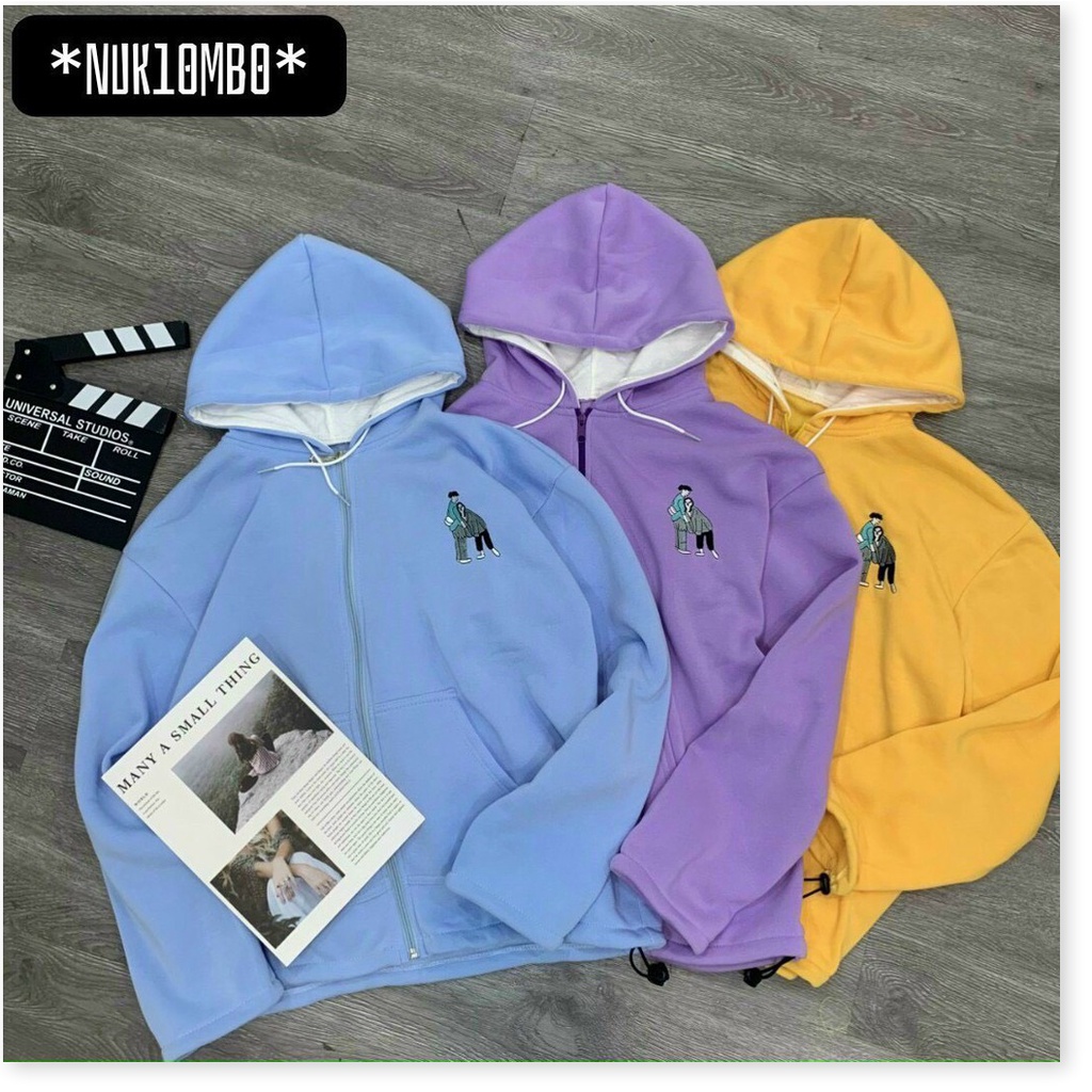 ÁO KHOÁC NỈ HOODIES NAM NỮ CỰC XINH KME FASHION