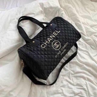 Túi Du Lịch Cha.nel Trám Da Mềm Size Tô