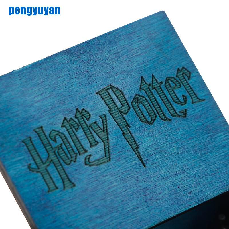 VN Hộp Nhạc Bằng Gỗ Hình Đồng Hồ Trong Phim Harry Potter