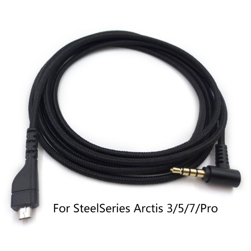 QUU Replacement 3.5mm Gaming Headset Audio- Cable For Steelseries Arctis 3/5/7/Pro