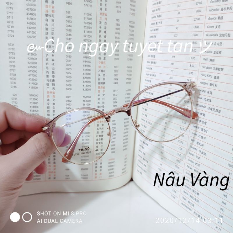 Gọng Kính Cận TR90 2736 ( Lắp Cận - Viễn - Loạn )