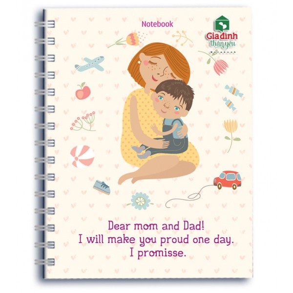 Sách - Notebook - Gia Đình Thân Yêu: Dear Mom And Dad TSM0438