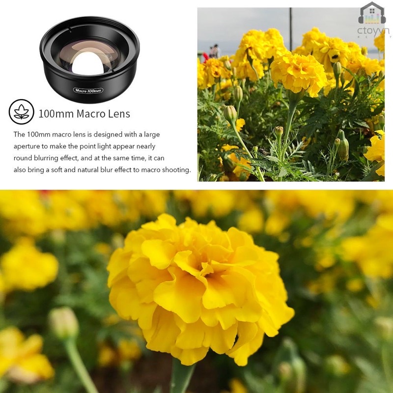 Ống Kính APEXEL APL-HB100mm 4K HD Cho Điện Thoại Thông Minh