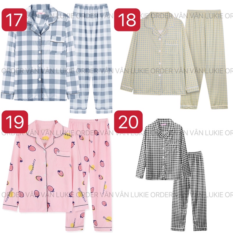 Pijama Cotton pha 34 mẫu