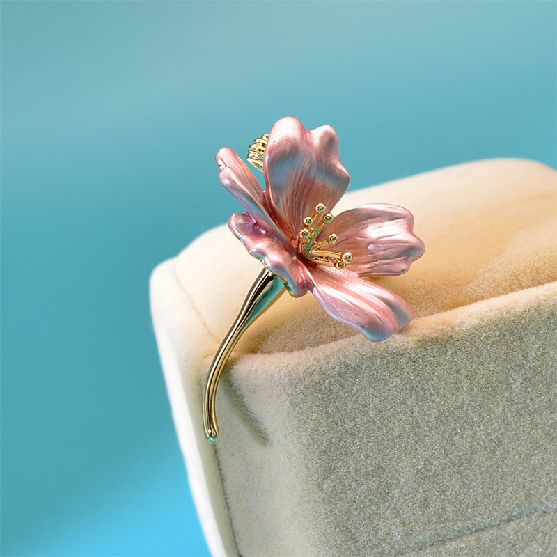 Trâm Cài Áo Hình Hoa Nhỏ Tráng Men Dễ Thương Cho Nữ