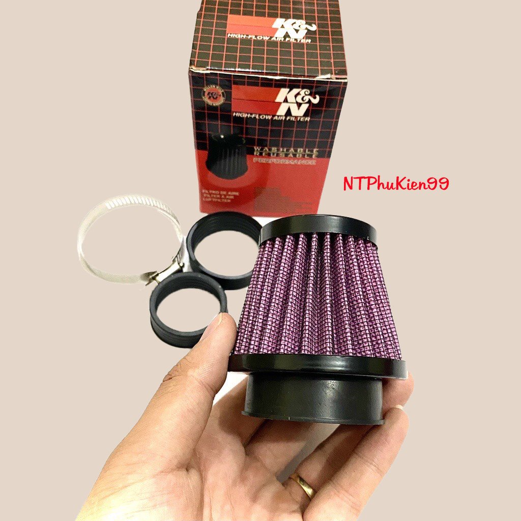 Lọc gió trụ K1 gắn thông dụng các dòng xe