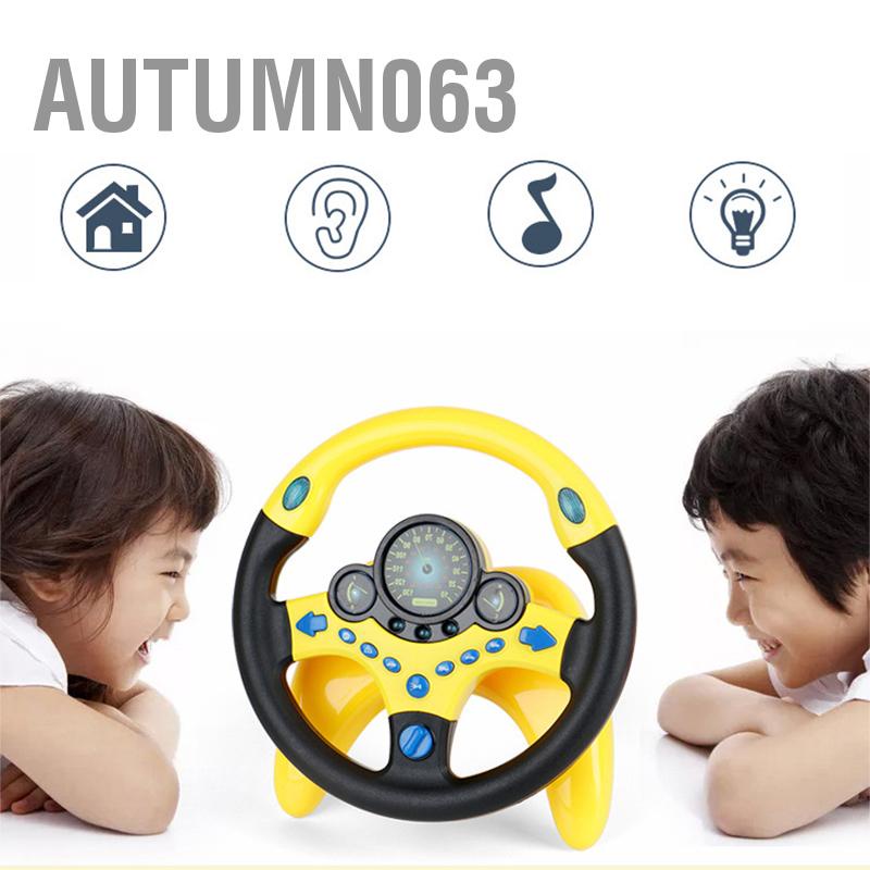 Đồ Chơi Vô Lăng Xe Hơi Xoay 360 Độ Tháo Rời Được Giáo Dục Cho Bé 3 Tuổi Autumn063