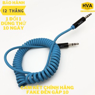 Dây lò xo aux 2 đầu 3.5 chính hãng belkin dài 1,8m