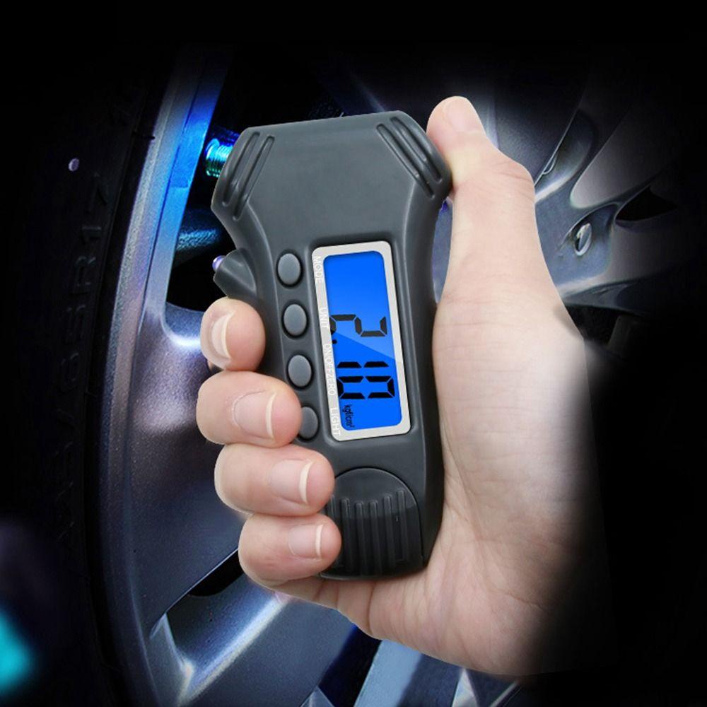 Máy Đo Áp Suất Lốp Xe Kỹ Thuật Số Màn Hình LCD Ba Trong Một Tiện Dụng one
