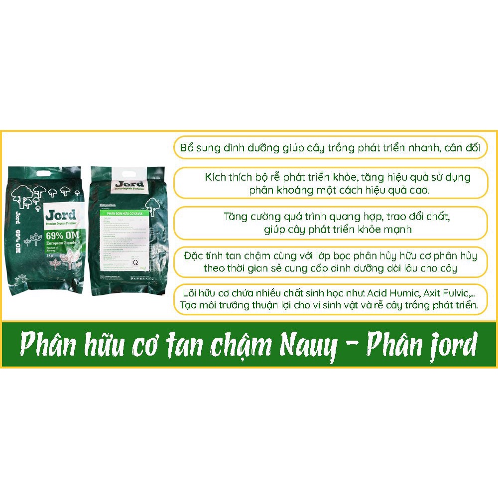 Phân Cá Hồi JORD Nhập Khẩu NaUy Cao Cấp - 2KG