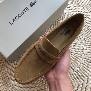 Giày lười da lộn nam Lacoste