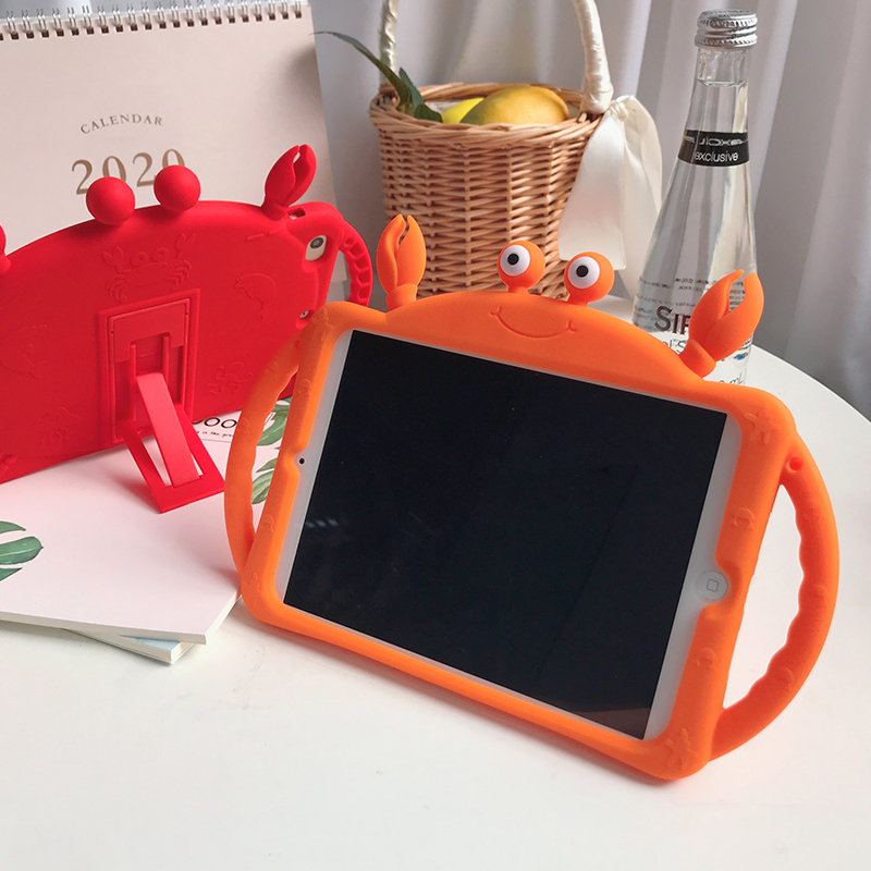 Ốp máy tính bảng mềm hình cua đỏ đáng yêu cho iPad 9.7 2018 2017 10.2 7th Pro 9.7 10.5 Air 1 2 3 Ipad mini 1 2 3 4 5 | BigBuy360 - bigbuy360.vn