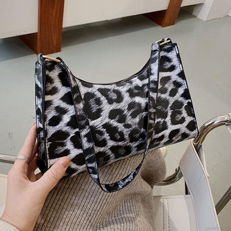 Túi PU đeo vai họa tiết da báo thời trang cho nữ | BigBuy360 - bigbuy360.vn