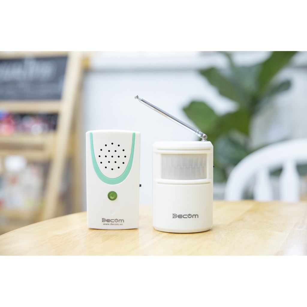 Chuông  báo khách tiếng việt cảm ứng hồng ngoại Chào khách , báo trộm đặt cửa showroom , văn phòng , công ty