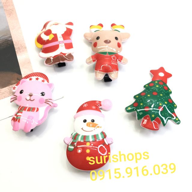 1 Kẹp tóc giáng sinh nhiều mẫu