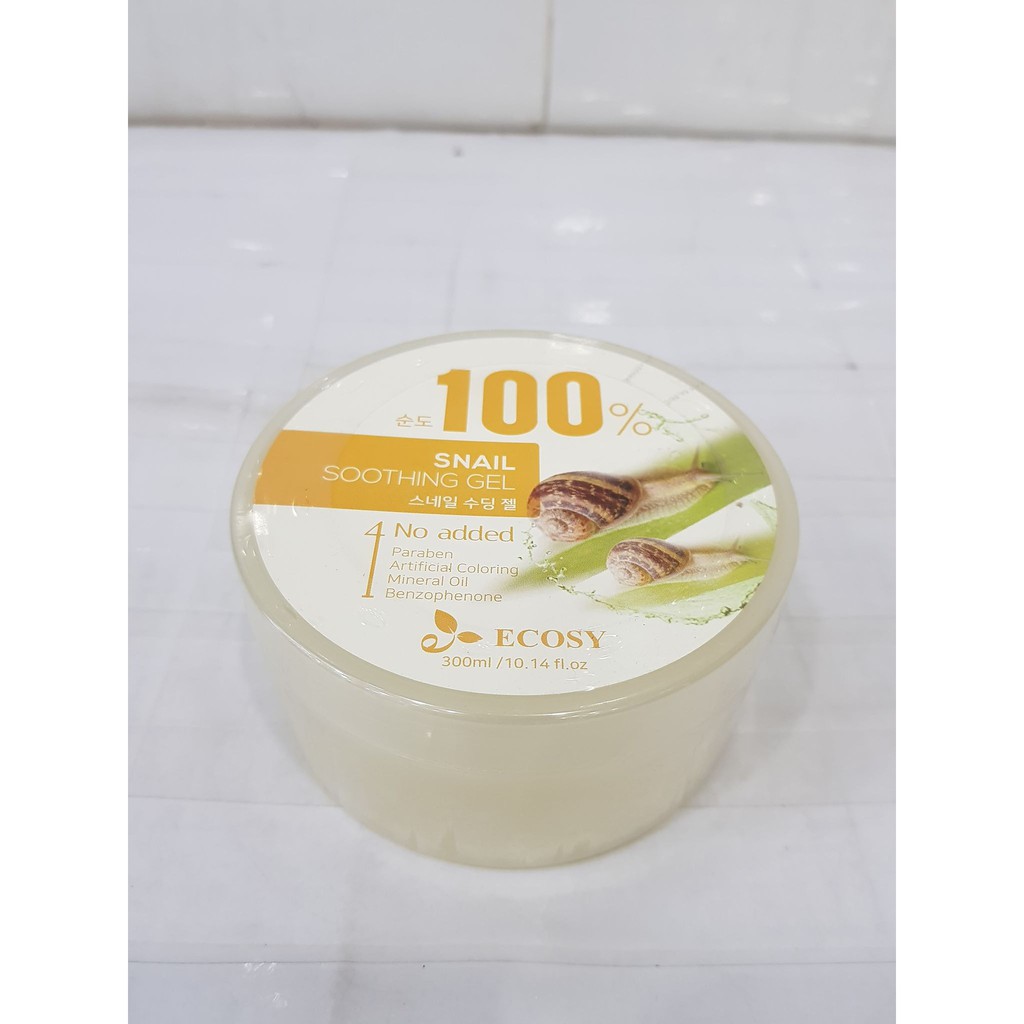 Gel Dưỡng Da Đa Năng Lô Hội Và Ốc Sên ECOSY 300ml Hàn Quốc