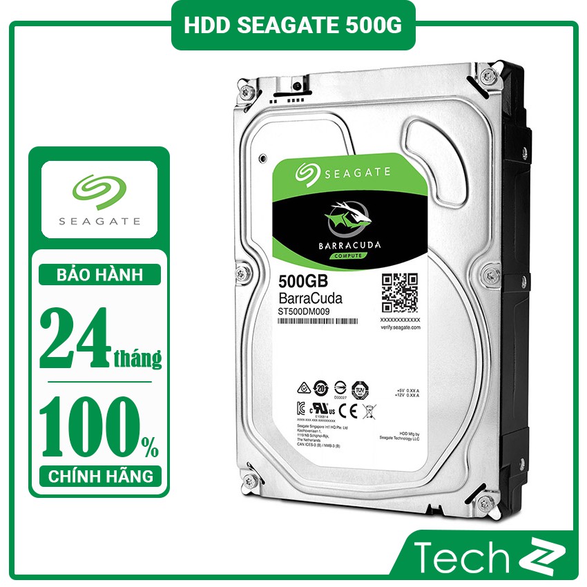 Ổ cứng HDD Seagate 500GB-1T-2T-4T 3.5 inch 7200RPM, SATA3 6GB/s, 16MB Cache