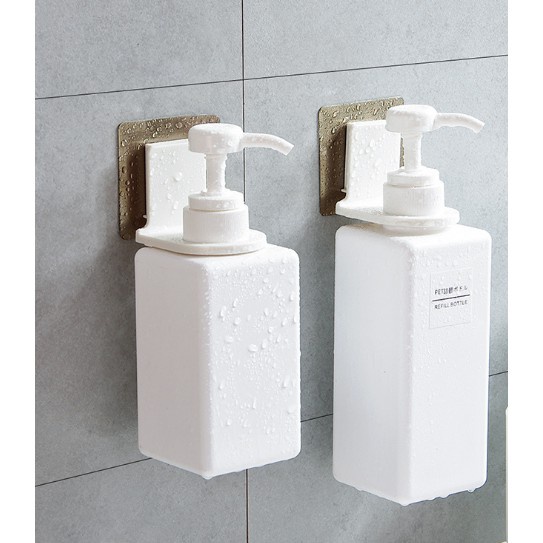 Móc dán treo chai lọ, sữa tắm